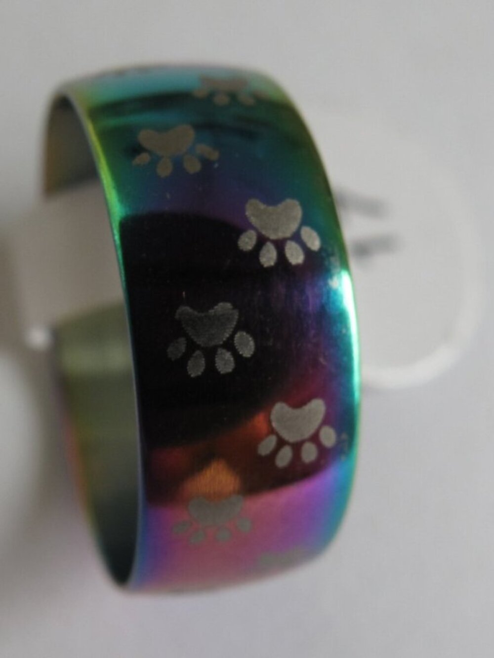 🆕 PAWS motive Ring size 17 NEW Stainless Steel Jewelry Accessories